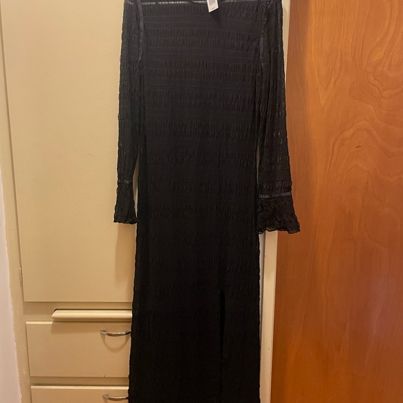 Jonathan Simkhai Standard smocked-detail long-sleeved dress - Picture 8 of 10